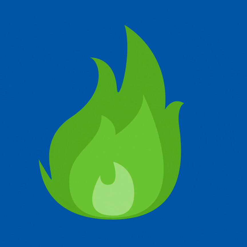 Gasversorgung-Symbol
