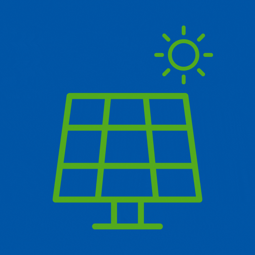 Photovoltaik-Symbol